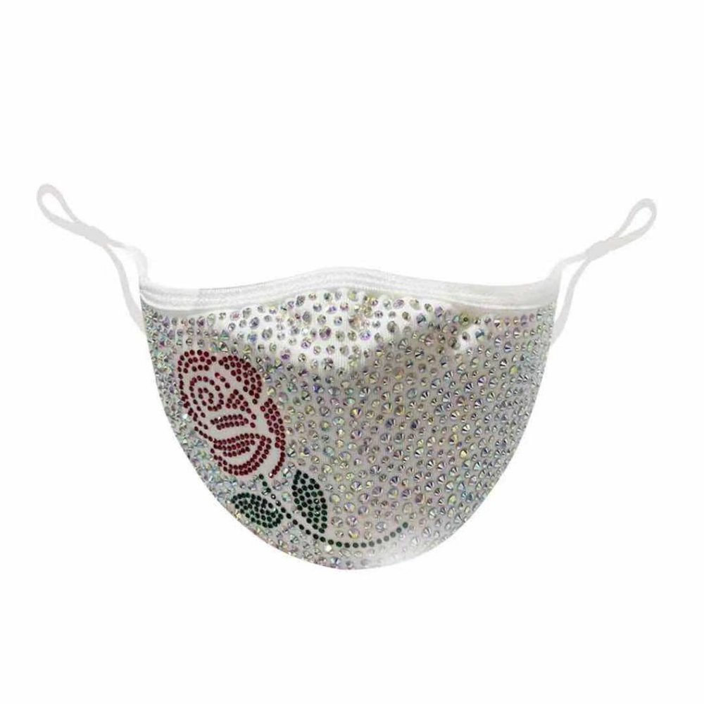 Bling Rhinestone Face Mask